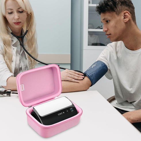 BOVKE Carrying Case for OMRON Evolv Bluetooth Wireless Upper Arm Blood Pressure Monitor, BP7000 One-Piece Design Portable OMRON BP Monitor Storage...
