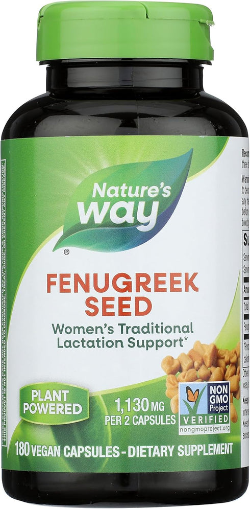 NATURES WAY Fenugreek Seed, 180 CT...