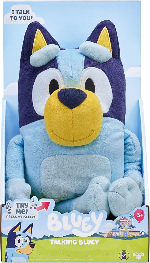 Bluey - 13" Talking Plush - Interactive - Sing Along, 9 Different Phrases...