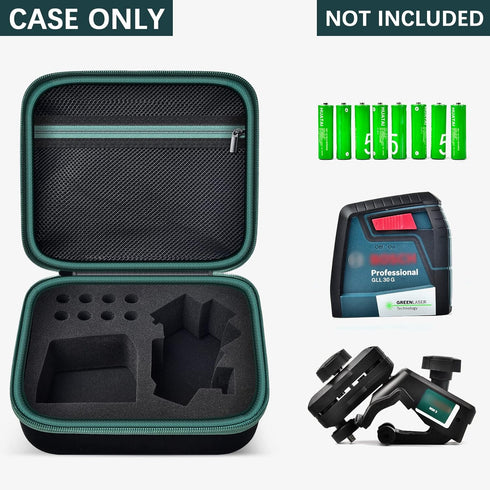 Case Compatible with BOSCH GLL30 30ft/ GLL40-20G 40ft Cross-Line Laser Level Self-Leveling & 360 Degree Flexible Mounting Device. Storage Carrying...