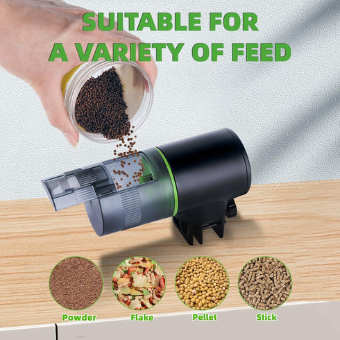 FREESEA Automatic Fish Feeder for Aquarium: Vacation Food Dispenser with Timer for Betta Tank...