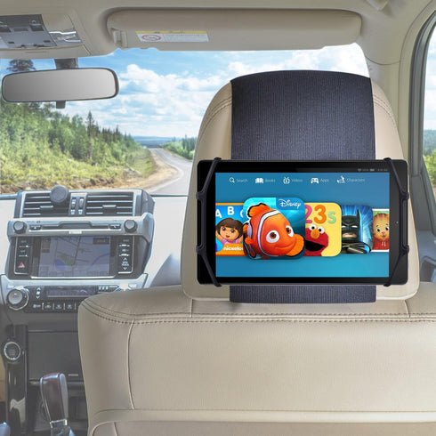 Car Headrest Holder Car Headrest Mount Silicon Holder for 7-10 Inch Fire Tablets...