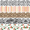 69Ft Safari Bulletin Board Borders Wildflower Leopard Zebra Print Decoration Borders Trim Border Boho Bulletin Board Sticker for School Classroom ...