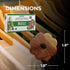 Cedar Rings for Clothes Storage – Stop Clothes Damage - 30 Fresh Cedar Rings to Protect Your Clothes...