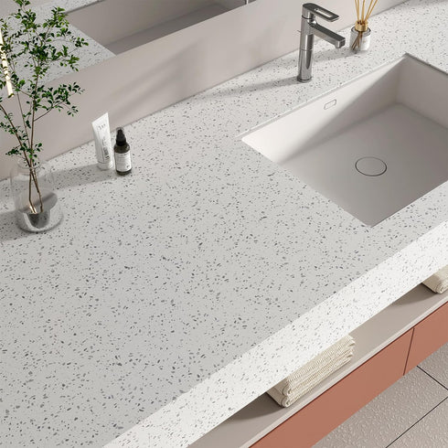 LONGYONG Contact Paper Peel and Stick Countertops Removable Wallpaper Adhesive Granite Contact Paper Kitchen Countertop Peel and Stick Wallpaper f...