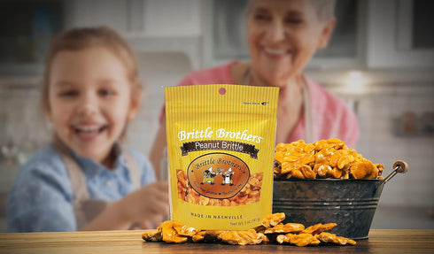 Brittle Brothers Peanut Brittle, 5 Ounce...