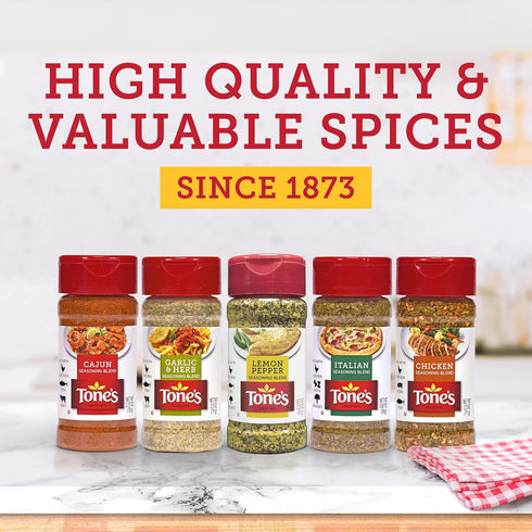 Tones Lemon Pepper Seasoning Blend, 3.35 Ounce...