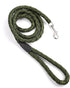 uxcell Dog Pet Leash Rope Nylon 5 Feet Padded Handle Rope Leashes Dog Walking Training Leash for Medium Large Dogs M Size Army Green...