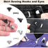 100 Pairs Skirt Hooks and Eyes Hook, Sewing Snaps Fasteners Press Studs Clothing Fixing Tools for Skirt, Bra, Trousers, Clothing, DIY Sewing Suppl...