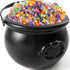 JOYIN Halloween Large Black Cauldron 7.5'', Halloween Witch Cauldron Pot, Candy Kettle, Pot and Bucket, Candy Cauldrons Holder for St. Patricks Pa...