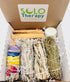 Smudge Kit Spiritual Set - White Sage, Cedar, 7 Chakra Sage, Yerba Santa, Palo Santo, Sandalwood T-Lite Candle - for Purifying, Cleansing, Meditat...
