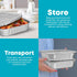 8x8 Disposable Aluminum Pans With Lids - 10 Pack Foil Pans For Cooking, Baking Cakes, Roasting & Homemade Breads - Disposable Food Containers With...