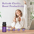 ASAKUKI Essential Oils, Essential Oil Blends Set for Diffusers, Humidifiers, Candle Making, Aromatherapy-Breathe, Uplift, Sensual, Rest, Unwind, B...