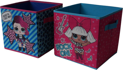 Idea Nuova LOL Surprise Set of 2 Durable Storage Cubes with Handles...