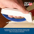 AccuSharp Knife & Tool Sharpener, Restores, Hones & Sharpens Straight & Serrated Knives, Hand-Held Tungsten Carbide Sharpening Tool, White & Blue,...