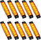 PSEQT 10 Pcs LED Rock Strip Lights Car Underglow Wheel Fender Well Lighting Kits Waterproof for Golf Cart Wrangler Offroad Truck RV UTV ATV Snowmo...
