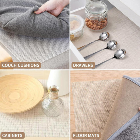 Non Slip Rug Pad, Anti Slip Rug Pad, Rug Gripper Protective Cushioning Pad for Tatami Mats, Office Chairs Beds Yoga Mats Sofas, Keep Your Rugs in ...