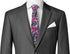 Floral Ties for Men 2.56" Colorful Mens Skinny Tie Cotton Neckties for Wedding Party Graduation...