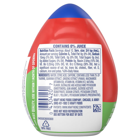 Mio Energy Liquid Water Enhancer, Green Thunder, 1.62 OZ, (Pack of 5)...