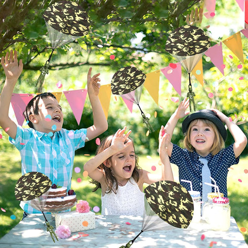 Parachute Toys Tangle Free Parachute Toy with Small Figures Outdoor Flying Toys Air Parachute for Boys Kids Birthday Party Favors...