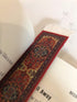 Set of 5 Rug Bookmarks, Colorful Carpet Book Marks for Reading, Miniature Oriental Style Design, Novelty Office Accessories...