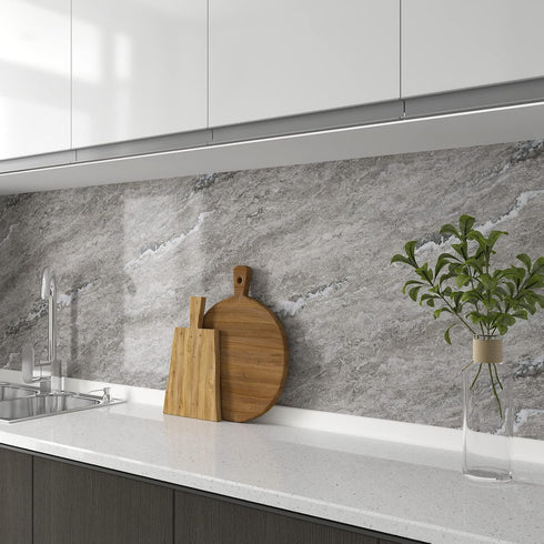 Marble Countertop Contact Paper 17.7x100 Inch Marble Wallpaper Peel and Stick Countertops for Kitchen Waterproof Removable Counter Top Stick Paper...