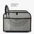 kwmobile Cover Compatible with 2 Slice Toaster - Cover for Toaster - Indian Sun Grey...