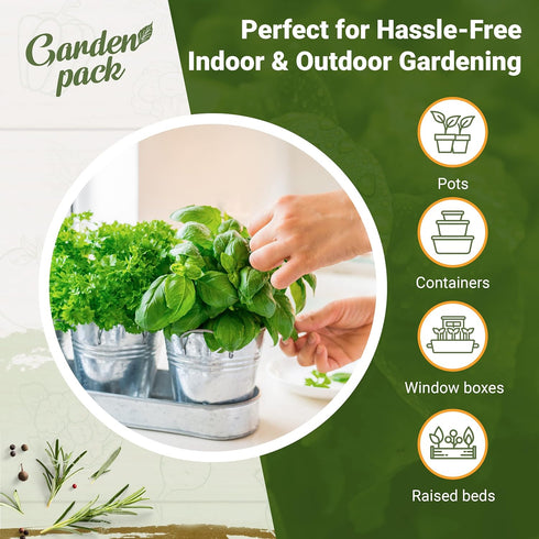 Grow Your Own Herbs Garden Kit - 12 Herb Seeds Variety Pack - Basil Seeds, Mint Seeds, Rosemary Seeds, Oregano Seeds, Parsley Seeds & More Packets...