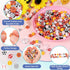 300 Pcs Sports Ball Beads for Jewelry Making, Sports Polymer Clay Beads Bulk, Baseball Basketball Soccer Volleyball Softball Football Beads Charms...