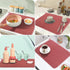 GeeRic Microfiber Dish Drying Mat, Super Absorbent Kitchen Dish Drying Pad, Reversible for Countertop, 15*20 inch Red...