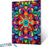 Aihonmin Rustic Flower Pattern Pictures paint by numbers for adults beginner?DIY Abstract Floral Pictures Kit Art Craft Canvas Wall Decoration Dig...