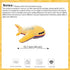 Plush Stuffed Airplane Model Toys, Soft Aircraft Stuffed Pillow, Gifts for Boys Kids Birthday Gifts,Yellow 15.7"...