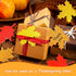 150PCS Fall Maple Leaves Cutouts with 210PCS Glue Points,Multicolor Glitter Paper Cardboard Maple Leaf Paper Cutting Autumn Maple Leaf Confetti fo...