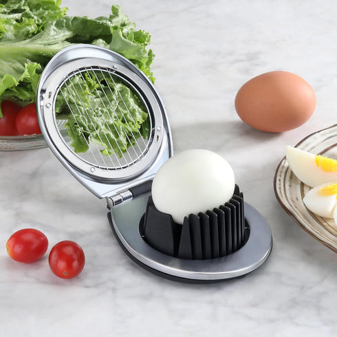 New Star Foodservice 42634 Heavy Duty Egg Slicer with 3 Slicing Styles (Hand Wash Only)...