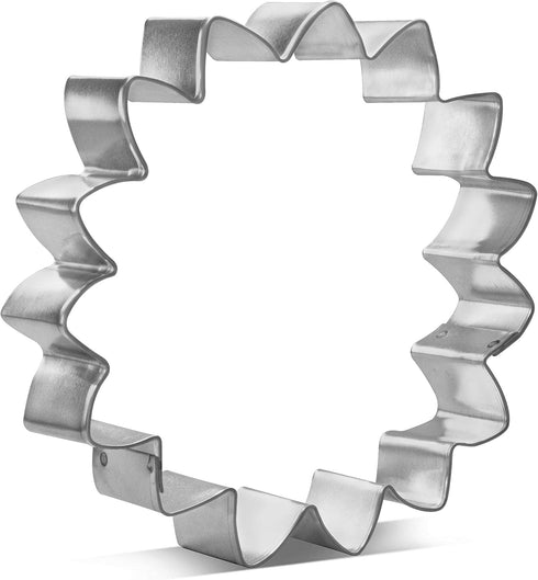 COOKIECUTTER.COM Large Sunflower Cookie Cutter 4.5 Inch –Tin Plated Steel Cookie Cutters – Large Sunflower Cookie Mold...