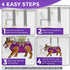 Dog Grooming Hammock - Pet Grooming Hammock with Nail Clippers for Dogs, Nail File, and Dog Bath Brush - Dog Hammock for Grooming with Strong Cent...