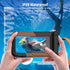Large IPX8 Floating Waterproof Phone Pouch Up to 9.0", 2 Pack Waterproof Phone Case Dry Bag with Detachable Lanyard for iPhone 15/14/13 Pro Max/Ga...