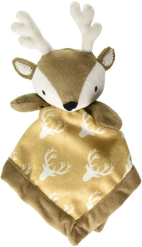 Levtex Home - Baby Deer Security Blanket - Soft and Cuddly Lovey - Plush - Tan, Taupe, Brown - Nursery Gift...