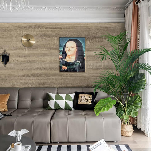 Abyssaly 17.7” X 118” Wood Grain Contact Paper, Light Brwon Wood Peel and Stick Wallpaper, Self Adhesive Natural Wood Wallpaper for Home Decoratio...