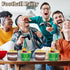 gisgfim Football Party 50Pcs Disposable 9 oz Paper Bowls, Durable Snack Cups for Sports Events, Game Day, Birthday Party Decorations...