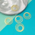 70pcs Earrings Beading Hoop for Jewelry Making, Earrings Findings Hoops Earring Circle Accessories Open Bezel Pendant Frame for DIY Craft,Earring ...