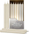 Hyoola 10 Inch Dinner Candles - 12 Pack - Wool White Tall Unscented Rustic Long Burning Candle Sticks...
