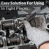 2pcs Tap Socket Set,Extraction Tool With Adjustable Jaws,Suitable for Taps,Reamers,Screw Extractors...