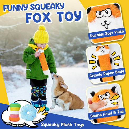 Puppy Toys for Teething, 9 Pack Interactive Dog Toys for Small Dogs, Puppy Chew Toys for Boredom with Rope Toys, Treat Ball and Cute Squeaky Toys...