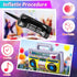 10 Pack Inflatable Rock Star Toy Set,Inflatable Instruments Party Props,Inflatable Guitar Boom Box Keyboard Piano Saxophone Party Favors for Theme...