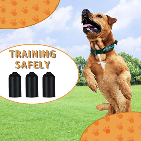 30 Pcs Dog Shock Collar Rubber Tips Training Collar Replacement Parts Silicone Covers Conductive Rubber Sleeve for Dog Training Collar Prongs or A...