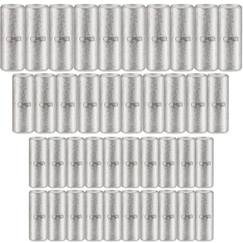 40PCS Gauge 8 6 4 Butt Terminal Electrical Wire Connectors Tinned Copper Crimp Splices Cable Ferrules...