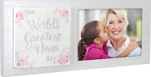 Malden 4X6 World's Greatest Nana Picture Frame, White...