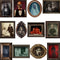 Halloween Decorations, 12 Pieces Laminated Halloween Gothic Decor Poster Frames Durable Haunted House Creepy Portraits Pictures Spooky Home Decor...