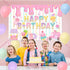 Ice Cream Themed Birthday Party Decorations for Girls,Balloon Garland Arch Kit with Happy Birthday Backdrop - Complete Party Supplies for Kids’ Sw...